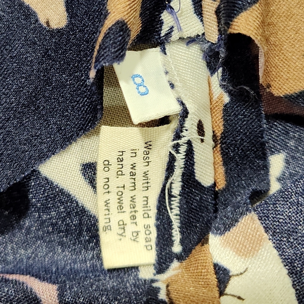 Tanner II Women's Horse Print Long Sleeve, Button Up Shirt, Size 8, Blue & Brown - Picture 9 of 9